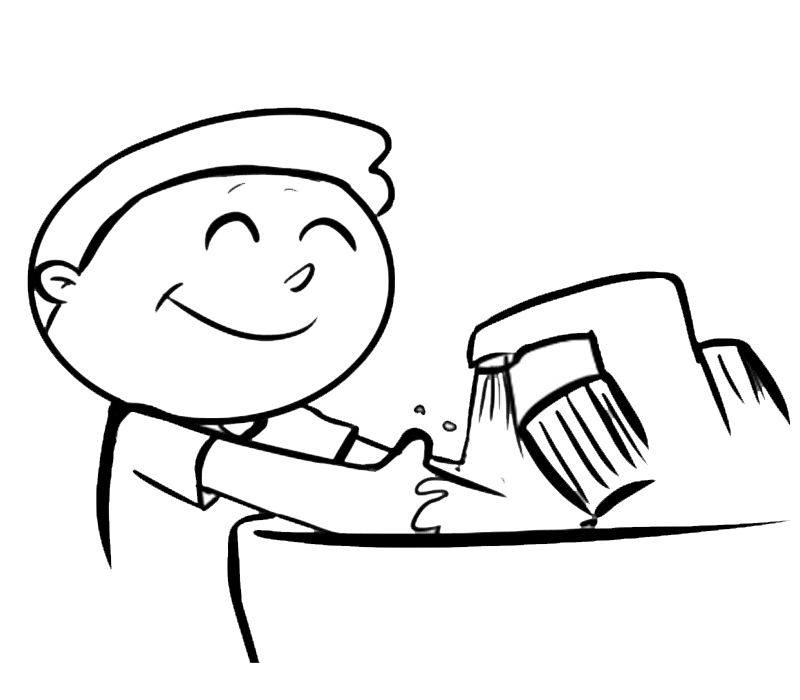 Dibujos para colorear de niño lavandose la cara - Imagui Dibujos para colorear de niño lavandose la cara - Imagui