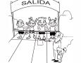 Dibujos de Línea de salida para colorear e imprimir