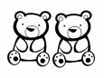 Dibujos de Ositos de peluche para colorear e imprimir