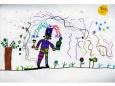 Dibujos de Anna Blanco, 6 años para colorear e imprimir