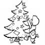 Dibujos de Árbol de Navidad para colorear e imprimir