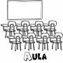 Dibujos de Aula para colorear e imprimir