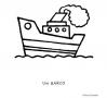 Dibujos de Barco con chimenea para colorear e imprimir