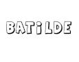 Dibujos de BATILDE para colorear e imprimir