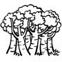 Dibujos de Bosque en primavera para colorear e imprimir