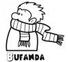 Dibujos de Bufanda para colorear e imprimir