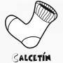 Dibujos de Calcetín para colorear e imprimir