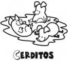 Dibujos de Cerditos para colorear e imprimir