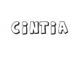 Dibujos de CINTIA para colorear e imprimir