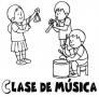 Dibujos de Clase de música para colorear e imprimir