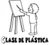 Dibujos de Clase de plástica para colorear e imprimir