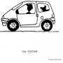 Dibujos de Coche con conductor para colorear e imprimir