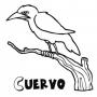 Dibujos de Cuervo para colorear e imprimir