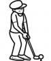 Dibujos de Golf para colorear e imprimir