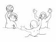 Dibujos de Jugadores de waterpolo para colorear e imprimir