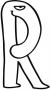 Letra R