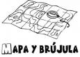 Dibujos de Mapa y brújula para colorear e imprimir