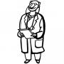 Dibujos de Médico para colorear e imprimir