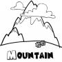 Dibujos de Mountain para colorear e imprimir
