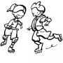 Dibujos de Niños patinando para colorear e imprimir