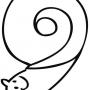 Dibujos de Número 9 para colorear e imprimir