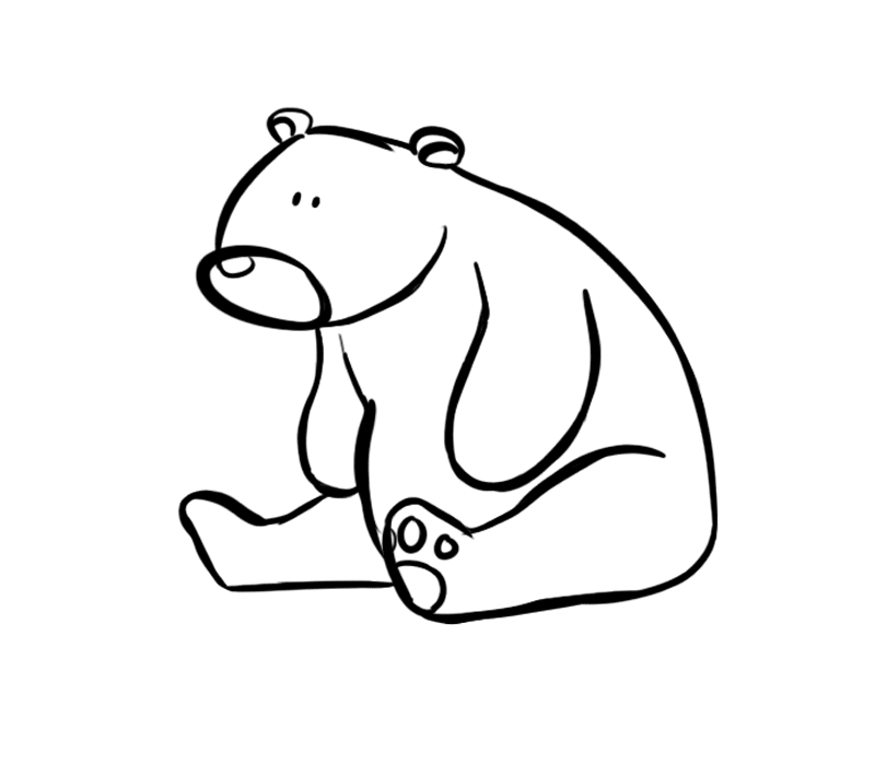 Dibujos de osos faciles de hacer - Imagui