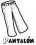 Dibujos de Pantalón para colorear e imprimir