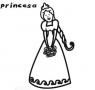 Dibujos de Princesa para colorear e imprimir