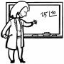 Dibujos de Profesora para colorear e imprimir