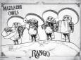 Dibujos de Rango: los buhos mariachis para colorear e imprimir