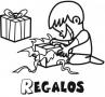Dibujos de Regalos para un niño para colorear e imprimir
