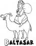Dibujos de Rey Baltasar para colorear e imprimir