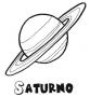Dibujos de Saturno para colorear e imprimir