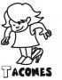 Dibujos de Tacones para colorear e imprimir