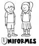 Dibujos de Uniformes para colorear e imprimir