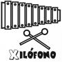 Dibujos de Xilófono para colorear e imprimir