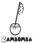 Dibujos de Zambomba para colorear e imprimir