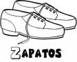 Dibujos de Zapatos de cordones para colorear e imprimir