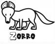 Dibujos de Zorro para colorear e imprimir