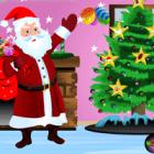 Viste a Papá Noel por Navidad