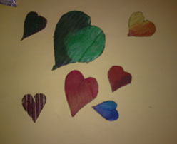 Corazones decorativos