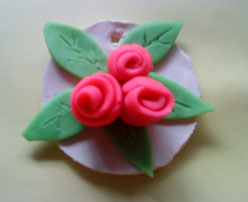 Medallón con rosas