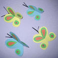 Manualidades infantiles MóVIL DE MARIPOSAS