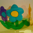 Manualidades infantiles CORONA DE FLORES