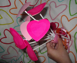 Ramo de corazones