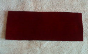 Felt cover for MP3 or mobile phone paso 1