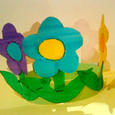 Manualidades infantiles CORONA DE FLORES