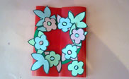 Flowers card paso 5