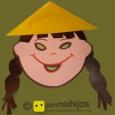 Manualidades infantiles CHINESE GIRL MASK