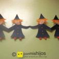 Manualidades infantiles WITCHES GARLAND